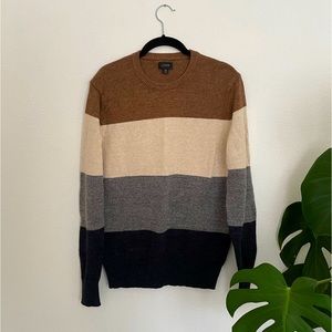 J Crew Striped Crewneck Sweater - Men’s Size XS